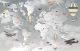 Фотообои листовые Citydecor Карта мира на русском 7 (400x260) - 