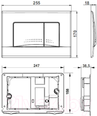 Унитаз подвесной с инсталляцией Roca Dama Senso 7893104680 + 8901130B1