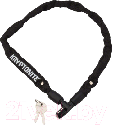 Велозамок Kryptonite 2021 Keeper 465 Key Chain (черный)
