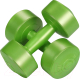 Набор гантелей EuroClassic EKDB-2-V (2x2кг, салатовый) - 