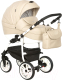Детская универсальная коляска INDIGO Special +F 3 в 1 (Is 07, светло-бежевый) - 