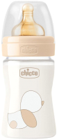Бутылочка для кормления Chicco Original Touch Glass Uni с латексной соской / 00027710300000 (150мл) - 