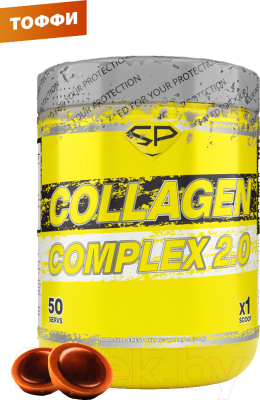Комплексная пищевая добавка Steelpower Collagen Complex (300гр, тоффи)