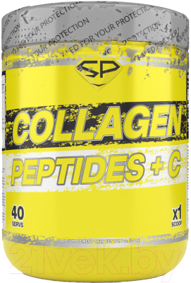 Комплексная пищевая добавка Steelpower Collagen Peptides+C (200гр, натуральный)