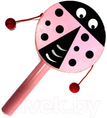 

Музыкальная игрушка Наша игрушка, Бубен Божья коровка / 636031