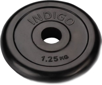 Диск для штанги Indigo IN122 (1.25кг, черный) - 
