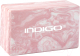 Блок для йоги Indigo IN259 (мраморный розовый) - 