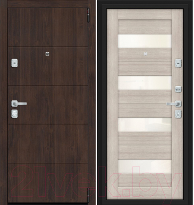 

Входная дверь el'Porta, Porta M-3 4.П23 Almon 28/Cappuccino Veralinga WP/Лунный камень