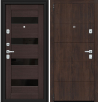 

Входная дверь el'Porta, Porta M-3 4.П23 Almon 28/Wenge Veralinga BS/Лунный камень