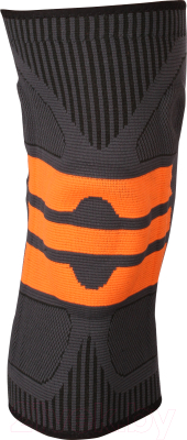 Суппорт колена Indigo IN218 (XL, черный/оранжевый)