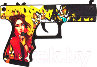 

Пистолет игрушечный VozWooden, Active Glock-18 Королева Пуль / 2002-0202