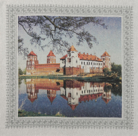 

Сервировочная салфетка Беларускі лён, 48x48 17С348-ШР/п.р.