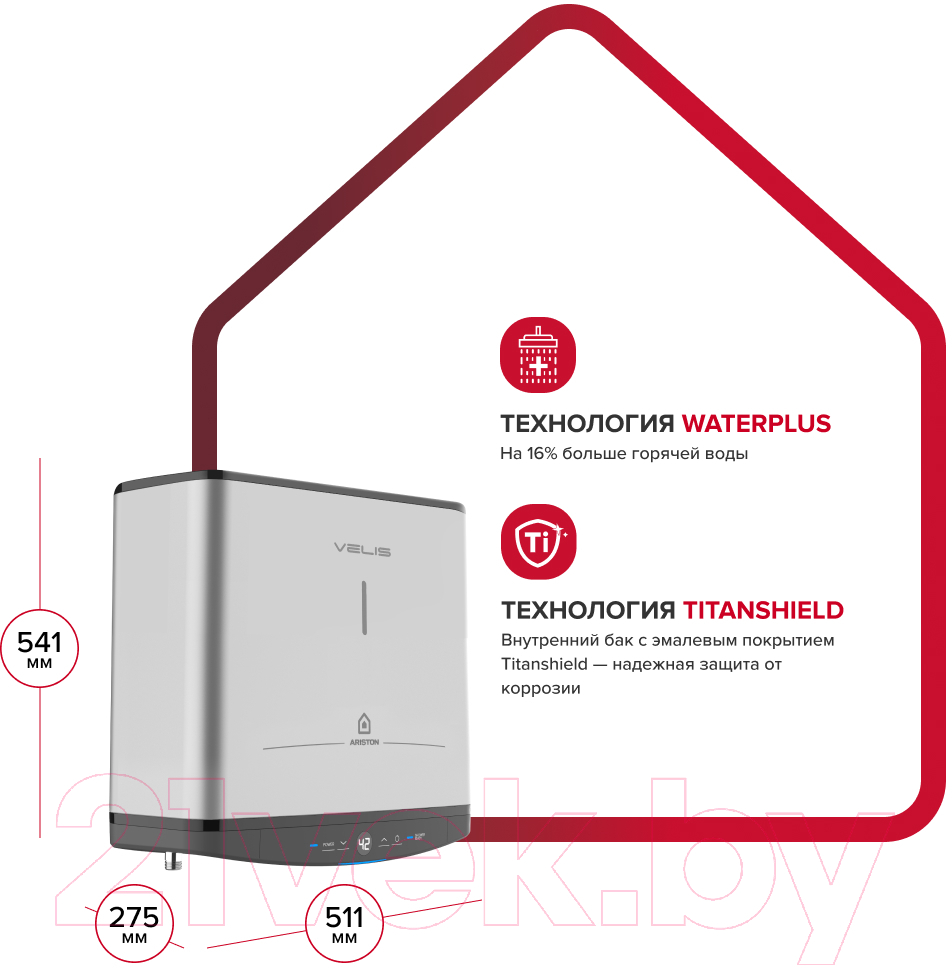 Накопительный водонагреватель Ariston ABSE VLS PRO PW 30 (3700697)