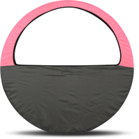 Чехол для гимнастического обруча Indigo SM-083 (розовый/серый) - 