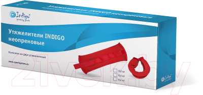 Комплект утяжелителей Indigo SM-259 (красный)