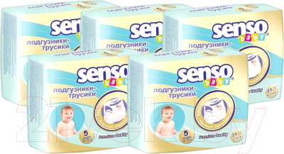 

Подгузники-трусики детские Senso Baby, Junior 5