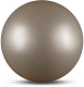 Мяч для художественной гимнастики No Brand Металлик AB2803B (белый с блестками) - 