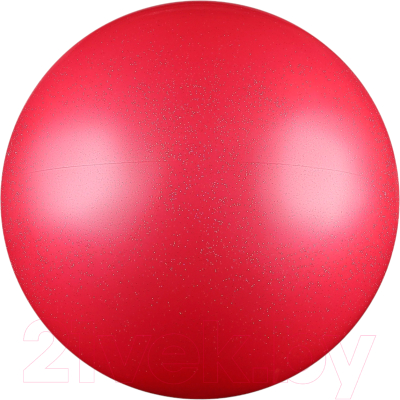 Мяч для художественной гимнастики No Brand Металлик AB2803B (розовый с блестками)