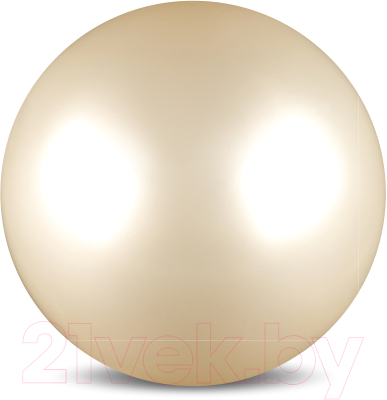 Мяч для художественной гимнастики No Brand Металлик AB2803 (белый)