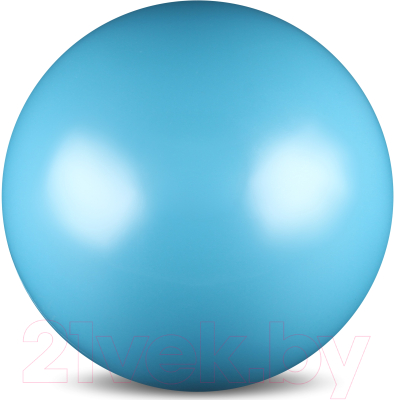 Мяч для художественной гимнастики No Brand Металлик AB2803 (голубой)