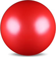 Мяч для художественной гимнастики No Brand Металлик AB2803 (красный) - 