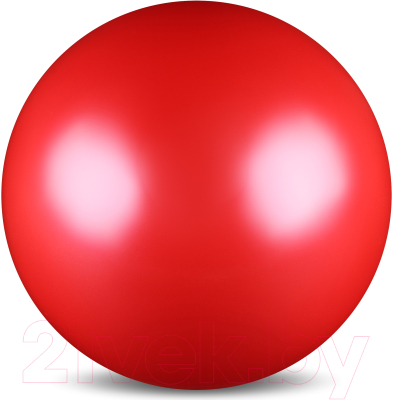 Мяч для художественной гимнастики No Brand Металлик AB2803 (красный)