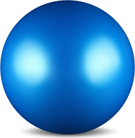 Мяч для художественной гимнастики No Brand Металлик AB2803 (синий) - 