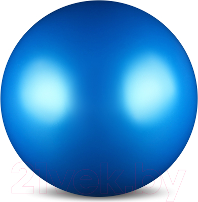 Мяч для художественной гимнастики No Brand Металлик AB2803 (синий)