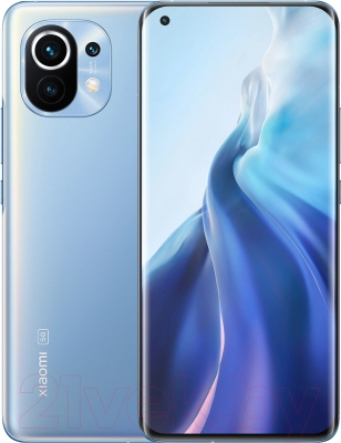 

Смартфон Xiaomi, Mi 11 8GB/256GB (голубой закат)