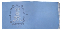 Плед для малышей Kidboo Rabbito 80x120 (флис, синий) - 