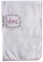 Плед для малышей Kidboo Rabbitto 80x90 (хлопок/велюр, розовый) - 