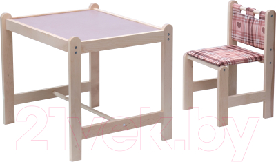 Комплект мебели с детским столом Gnom Малыш-2 Симпатия (сиреневый)