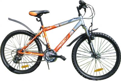 Велосипед Eurobike Cross (24, Orange-Silver) - общий вид