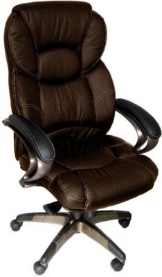 Кресло офисное Деловая обстановка Виктория STM (темно-коричневый) - общий вид