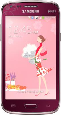 Смартфон Samsung I8262 Galaxy Core La Fleur (Red) - общий вид