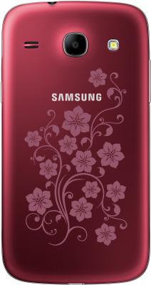 Смартфон Samsung I8262 Galaxy Core La Fleur (Red) - задняя панель