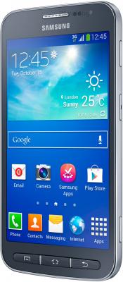 Смартфон Samsung I8580 Galaxy Core Advance (Blue) - полубоком