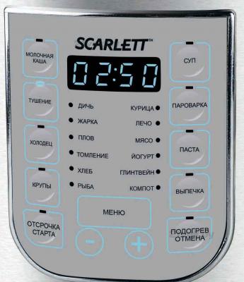 Мультиварка Scarlett SC-MC410S03 - панель управления