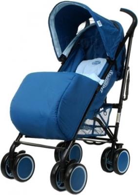 Детская прогулочная коляска 4Baby Damrey (синий) - чехол для ног