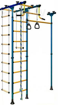 Детский спортивный комплекс Romana Меркурий 1 ДСКМ-3-8.06.Т.490.01-08 (синий/желтый) - общий вид
