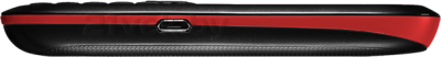 Мобильный телефон ZTE S519 (Черно-красный.) - боковая панель
