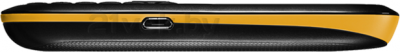 Мобильный телефон ZTE S519 (Black-Yellow) - боковая панель