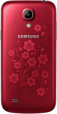 Смартфон Samsung Galaxy S4 mini Duos La Fleur / I9192 (красный) - задняя панель