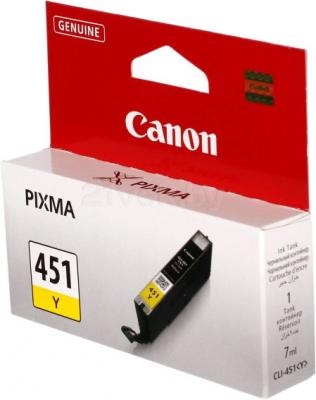 Картридж Canon CLI-451Y (6526B001) - общий вид