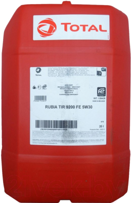 

Моторное масло Total, Rubia TIR 9200 FE 5W30 / 126429