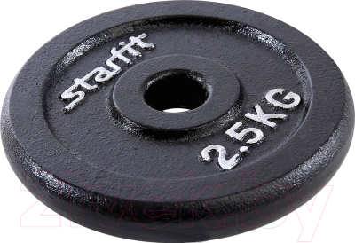 Диск для штанги Starfit BB-204 (2.5кг, черный)
