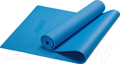 Коврик для йоги и фитнеса Starfit FM-101 PVC (173x61x0.4см, синий)