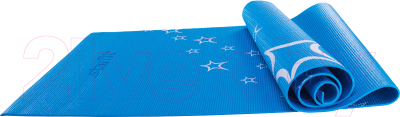 Коврик для йоги и фитнеса Starfit FM-102 (173x61x0.3, синий)