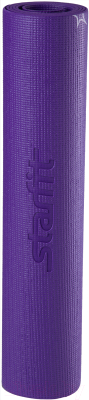 Коврик для йоги и фитнеса Starfit FM-102 (173x61x0.3см, фиолетовый)