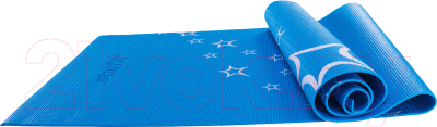 Коврик для йоги и фитнеса Starfit FM-102 (173x61x0.4см, синий)